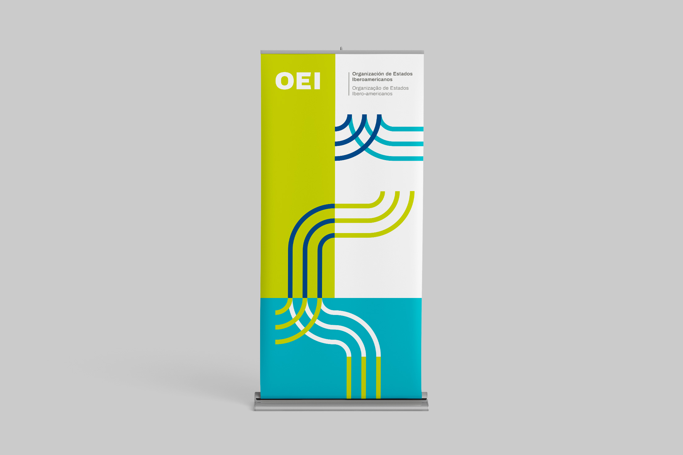 Diseño de Roll-up corporativo para la Organización de Estados Iberoamericanos